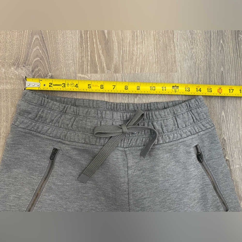 Athleta Womens Bounce Back Gray Jogger Sweatpants with Zip Pocket | Medium - Picture 7 of 10